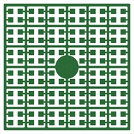 Klar grøn pixel perle nummer 345